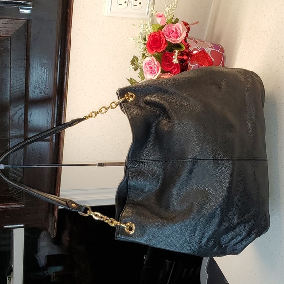 CUORE & PELLE soft pebbled leather shoulder purse - Picture 1 of 12